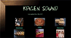 Desktop Screenshot of kagensound.com